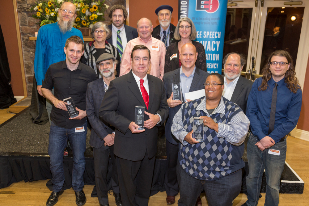 The 2016 Pioneer Award winners. Photo by Alex Schoenfeldt.