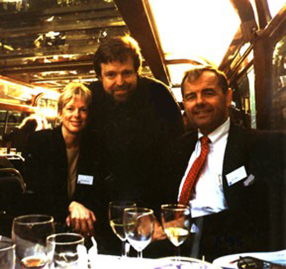 Samuelson and Barlow with Bruce Lehman of the USPTO in 1996. Samuelson and Barlow with Bruce Lehman of the USPTO in 1996.