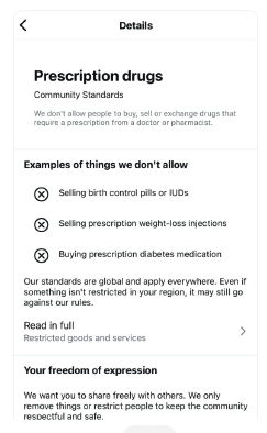 Screenshot of takedown notice submitted by Lauren Kahre to EFF